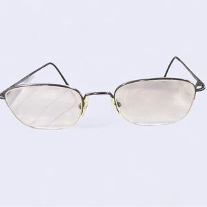 ⭐️ GIORGIO ARMANI 1002 1118 Gunmetal Grey 51¤21 135 Half Rim Eyeglasses "Frames"